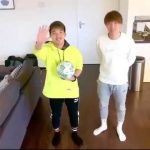 板倉滉と堂安律の2人でリフティング｜SportsAssistYou ～いま、スポーツにできること～