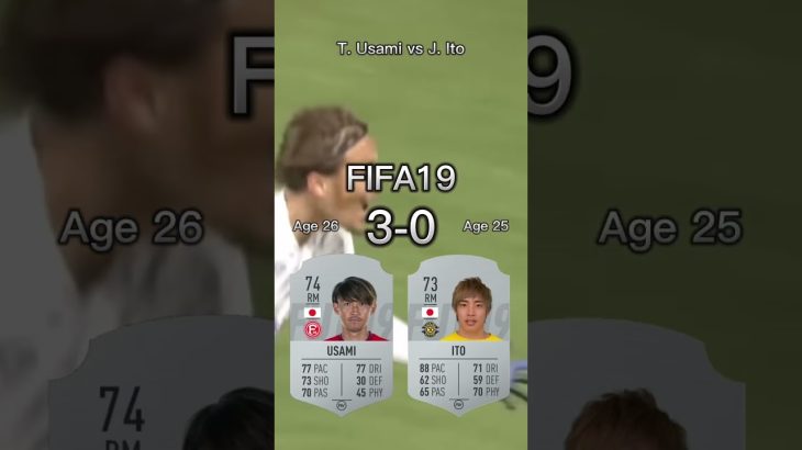 宇佐美貴史vs伊東純也【FIFA OVR Compilation】Takashi Usami vs Junya Ito