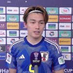 【試合後インタビュー】2試合連続ゴールの上田綺世「隙があるなと感じていた」｜AFCアジアカップ バーレーン×日本