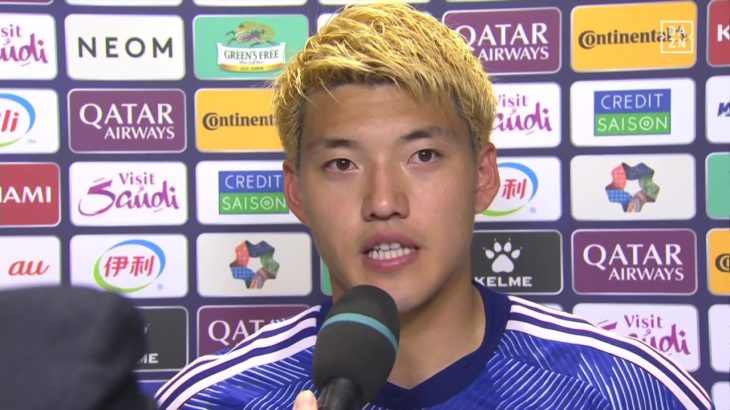 【試合後インタビュー】堂安律「ここで耐えきれるか。自分たちの強さが試される」｜AFCアジアカップ イラク×日本