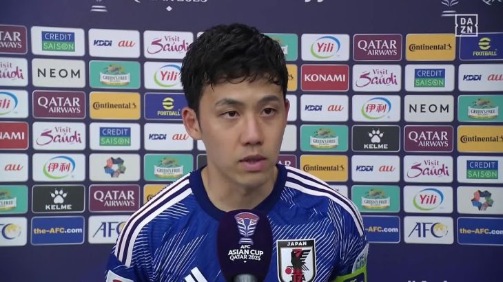 【試合後インタビュー】遠藤航「今日のような試合を続けることが大事」｜AFCアジアカップ 日本×インドネシア