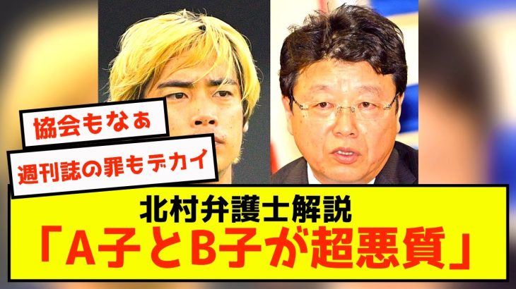 【衝撃】伊東純也問題の一番悪質な奴を北村弁護士が解説した模様