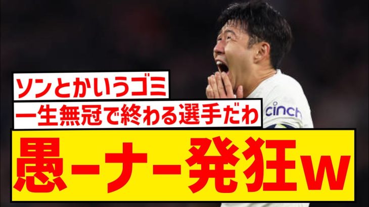 【アンチスレ】決定機逸のソンフンミン、愚ーナーから死ぬほど叩かれてしまう…