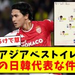 【レベチ】今季アジアベストイレブン、ただの日韓代表な件ｗｗｗｗｗｗｗｗｗｗｗｗｗｗ