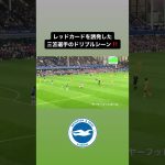 レッドカードを誘発した三笘ドリブル‼️｜#日本代表 #サッカー #三笘薫 #mitoma #brighton #ブライトン