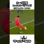 三笘薫 vs ソン・フンミン カーブ比較⚽️ #shorts