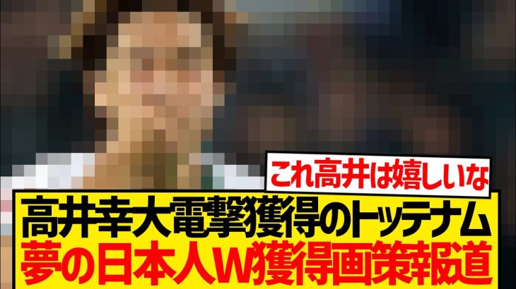 【大注目】トッテナム、今夏日本人CB2枚獲りwwwwwwwww