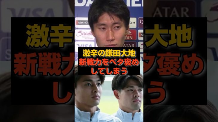 【速報】激辛の鎌田大地が新戦力をベタ褒めしてしまう#日本代表#鎌田大地