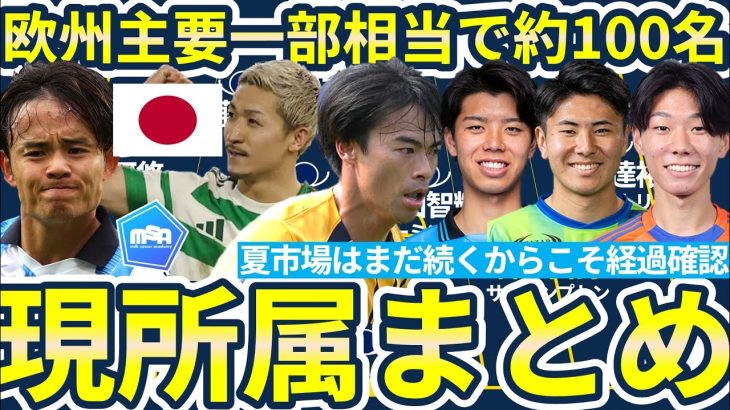 【欧州7大リーグ組日本人選手まとめ】久保建英や堂安律らの気になる移籍先とイングランド&ブンデスは在籍20人規模、欧州カップ戦出場は30人規模に？！