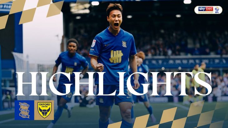 Paik’s CRISP strike the difference 🤌 | Highlights | Birmingham City 1-0 Oxford United