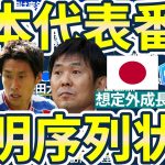 【日本代表序列鮮明化？】メキシコ&アメリカ戦の序列向上は渡辺剛/瀬古歩夢/関根大輝か│森保ジャパンコア組底上げと融合の成長戦略