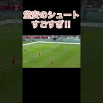 凄すぎる堂安の同点弾　　　　#shorts #サッカー日本代表 #堂安律 #w杯 #ワールドカップ