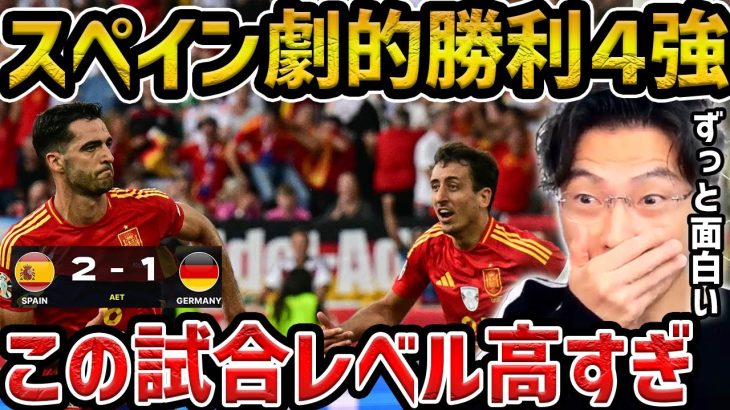 【レオザ】【ユーロ】スペインが劇的勝利でドイツを下しベスト4!!/スペインvsドイツ試合まとめ【レオザ切り抜き】