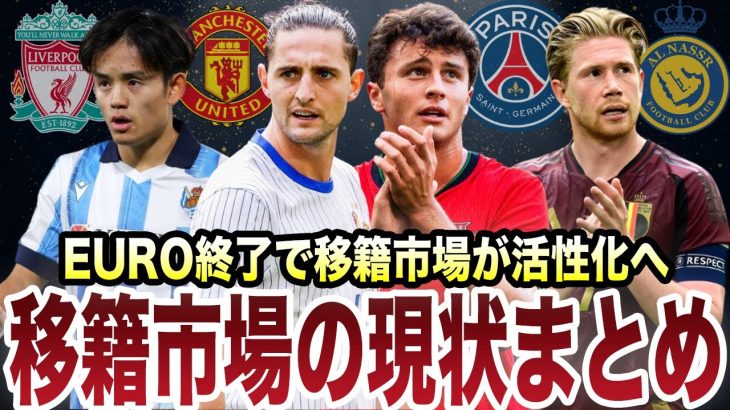 【移籍】久保がリヴァプール?PSGやサウジの動きなど総まとめ