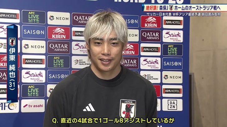 代表へ帰ってきたスピードスター・伊東純也「1対1では負けない」【サッカー日本代表】