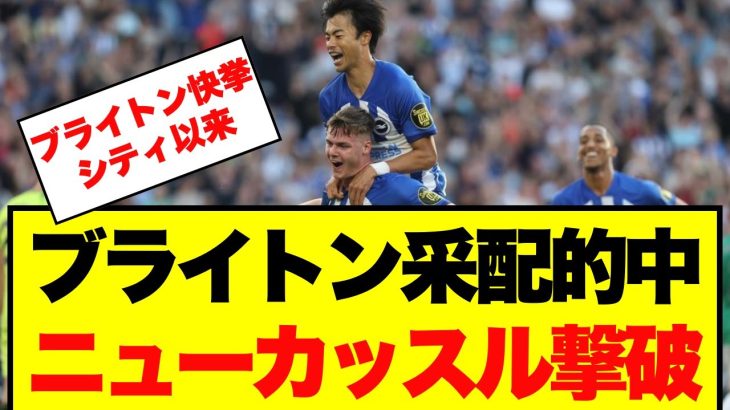 【朗報】ブライトンサポ歓喜！ニューカッスル戦勝利 監督の柔軟さを再評価！！