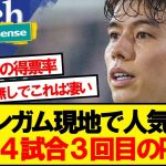 【海外の反応】田中碧、リーズ現地投票でまたもPOTM選出キター！！！！！