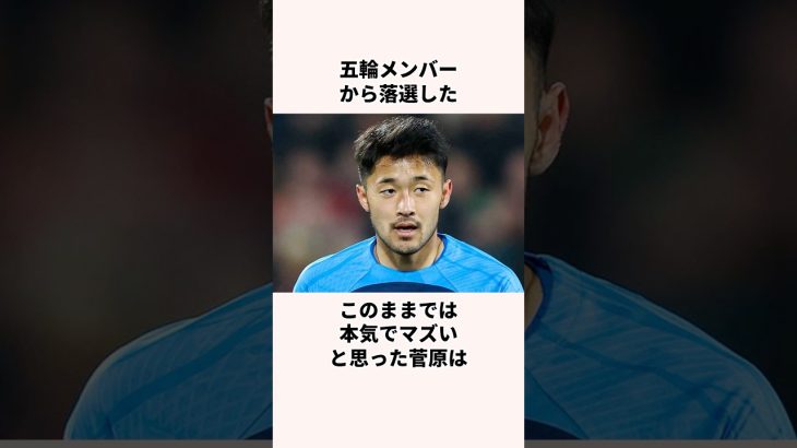 「全てを犠牲にした」菅原由勢に関する雑学 #jリーグ #ワールドカップ #サッカー日本代表