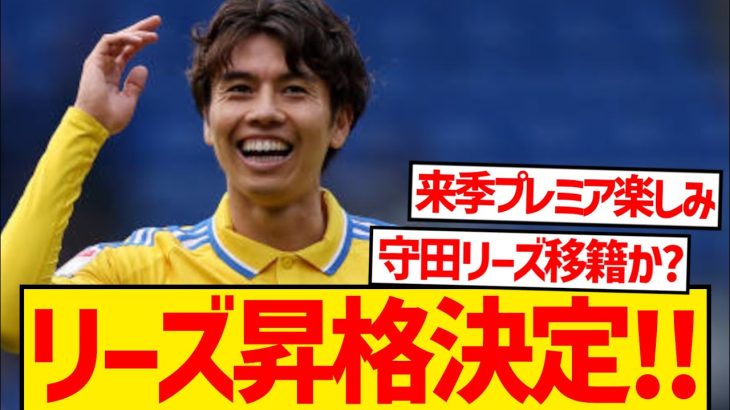 【無双】田中碧さん、たった1年でリーズをプレミア昇格に押し上げてしまうwww