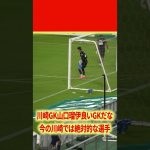 川崎の守護神🐬🧤#名古屋グランパス #ピサノ #シュミットダニエル #ユンカー #山岸祐也 #和泉竜司 #マテウス #稲垣祥 #サッカー日本代表 #jリーグ #川崎フロンターレ